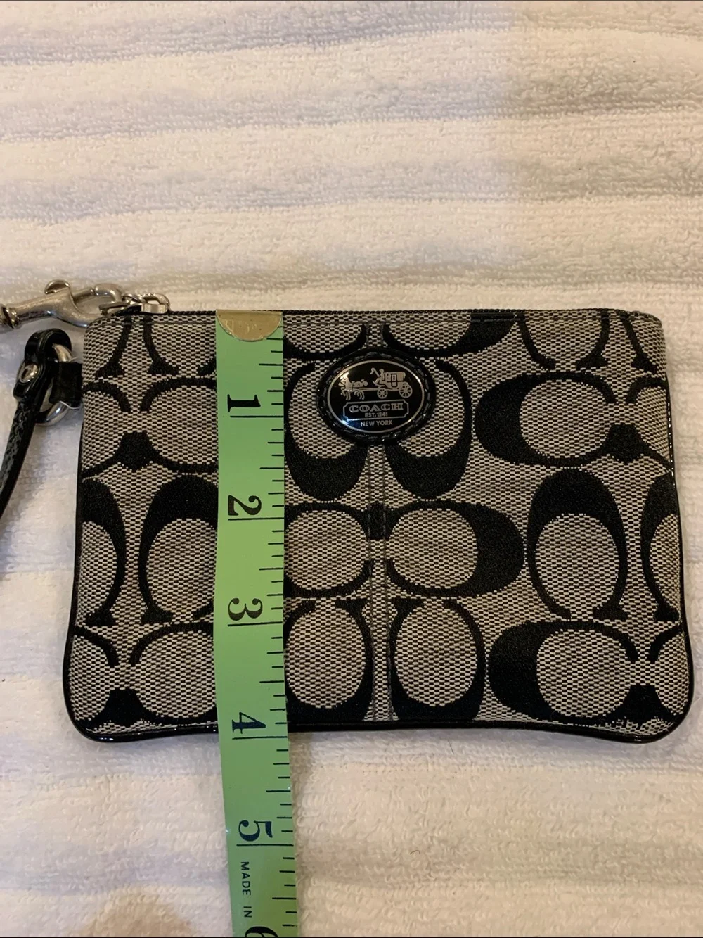Coach signature jacquard
